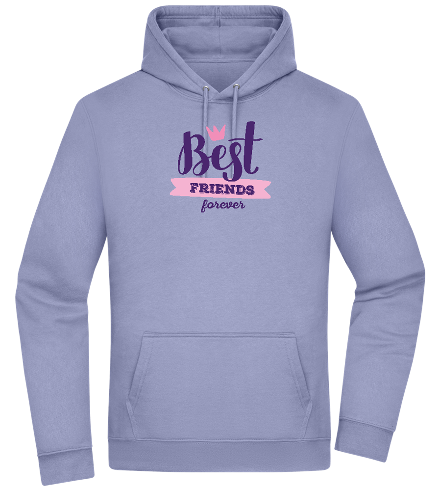 BFF Crown Design - Premium Essential Unisex Hoodie_BLUE_front