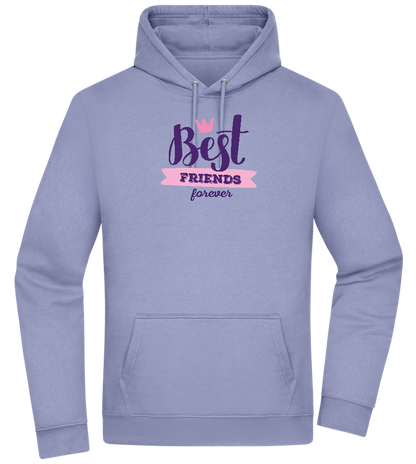 BFF Crown Design - Premium Essential Unisex Hoodie_BLUE_front