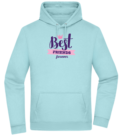 BFF Crown Design - Premium Essential Unisex Hoodie_POOL BLUE_front