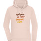 My Favorite Color is Autumn Design - Premium women's hoodie_LIGHT PEACH ROSE_front