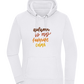 My Favorite Color is Autumn Design - Premium women's hoodie_WHITE_front