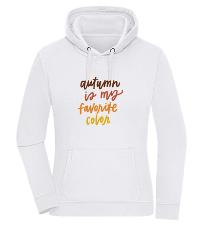 My Favorite Color is Autumn Design - Premium women's hoodie_WHITE_front