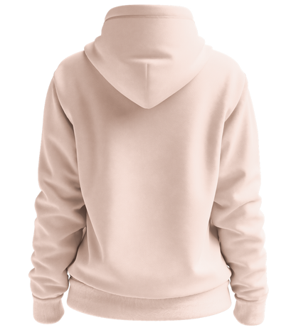 Cualidades Mamá Design - Premium women's hoodie_LIGHT PEACH ROSE_back