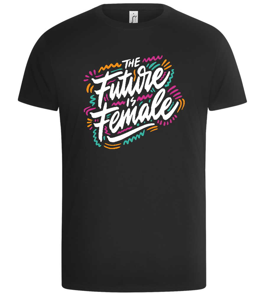 Future Female Design - Basic Unisex T-Shirt_DEEP BLACK_front