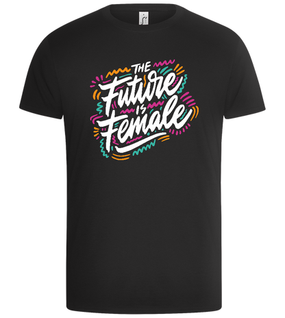 Future Female Design - Basic Unisex T-Shirt_DEEP BLACK_front