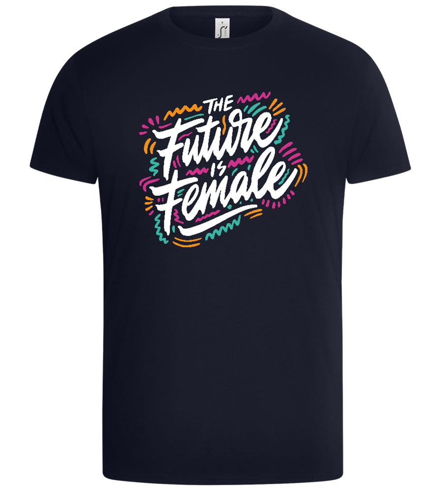 Future Female Design - Basic Unisex T-Shirt_FRENCH NAVY_front