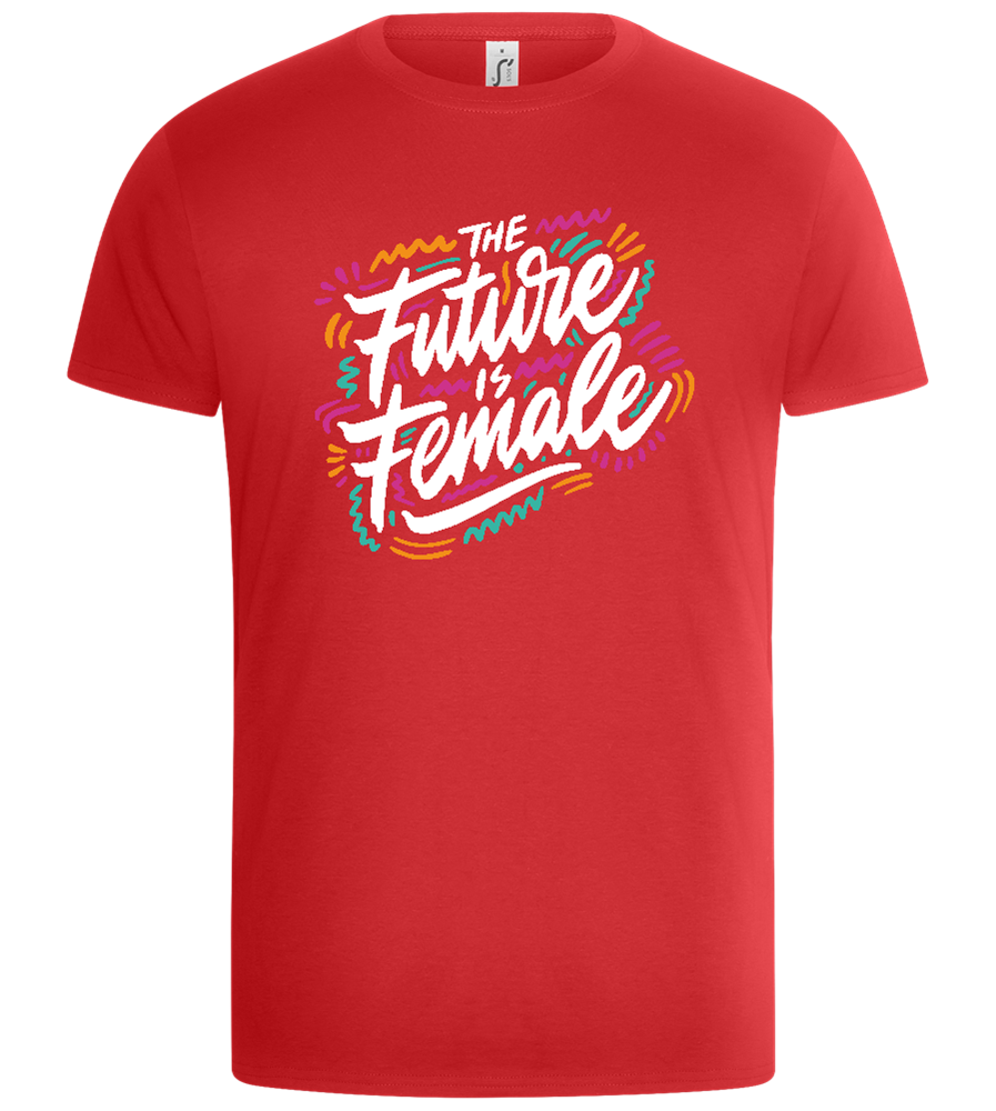 Future Female Design - Basic Unisex T-Shirt_RED_front