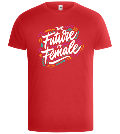 Future Female Design - Basic Unisex T-Shirt_RED_front