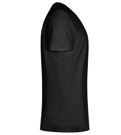 Jellyfish Design - Premium men's close fitting t-shirt_DEEP BLACK_right