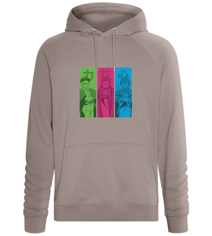 Manga Characters Design - Comfort unisex hoodie_CHARCOAL CHIN_front