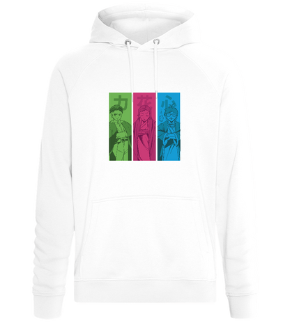 Manga Characters Design - Comfort unisex hoodie_WHITE_front