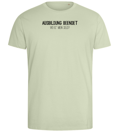 Ausbildung Beendet Design - Comfort men's fitted t-shirt_SILESTONE_front