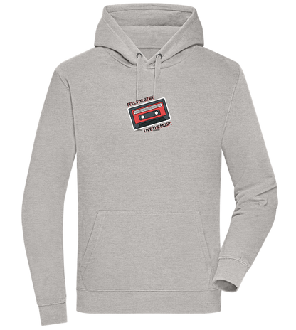 Feel the Beat Design - Premium unisex hoodie_ORION GREY II_front