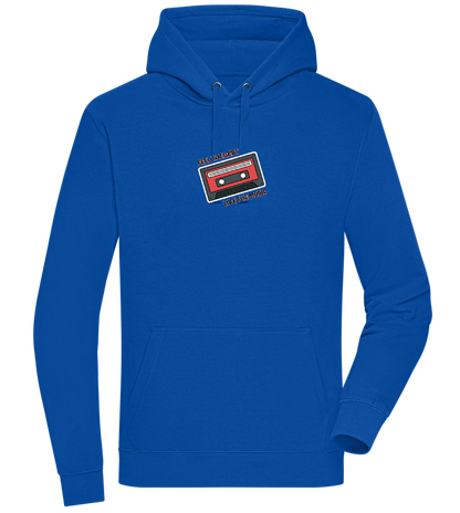 Feel the Beat Design - Premium unisex hoodie_ROYAL_front