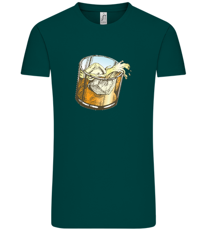 Whiskey Glass Design - Comfort Unisex T-Shirt_GREEN EMPIRE_front