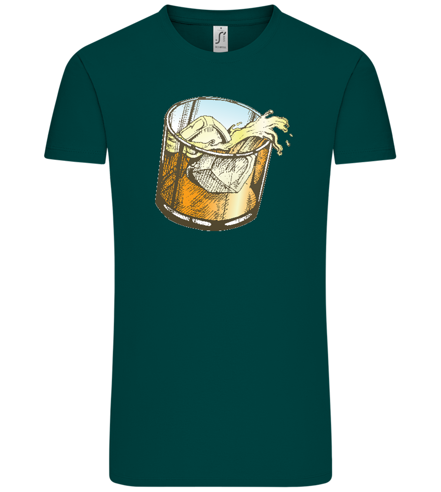 Whiskey Glass Design - Comfort Unisex T-Shirt_GREEN EMPIRE_front