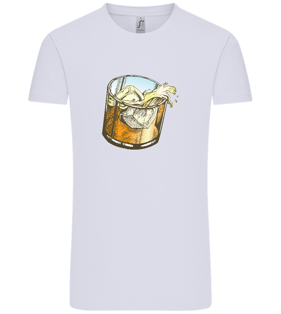 Whiskey Glass Design - Comfort Unisex T-Shirt_LILAK_front