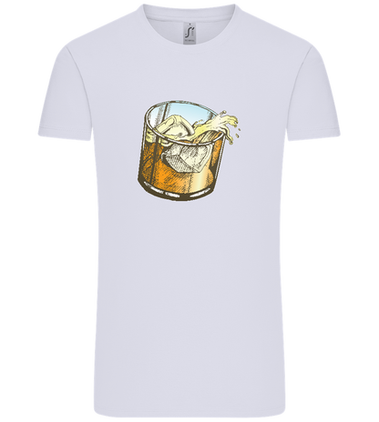 Whiskey Glass Design - Comfort Unisex T-Shirt_LILAK_front