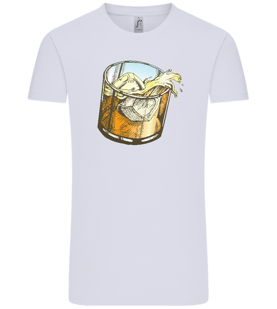 Whiskey Glass Design - Comfort Unisex T-Shirt_LILAK_front