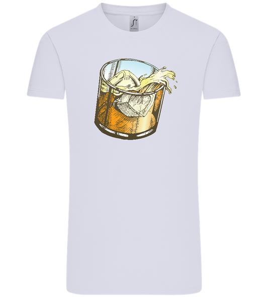 Whiskey Glass Design - Comfort Unisex T-Shirt_LILAK_front