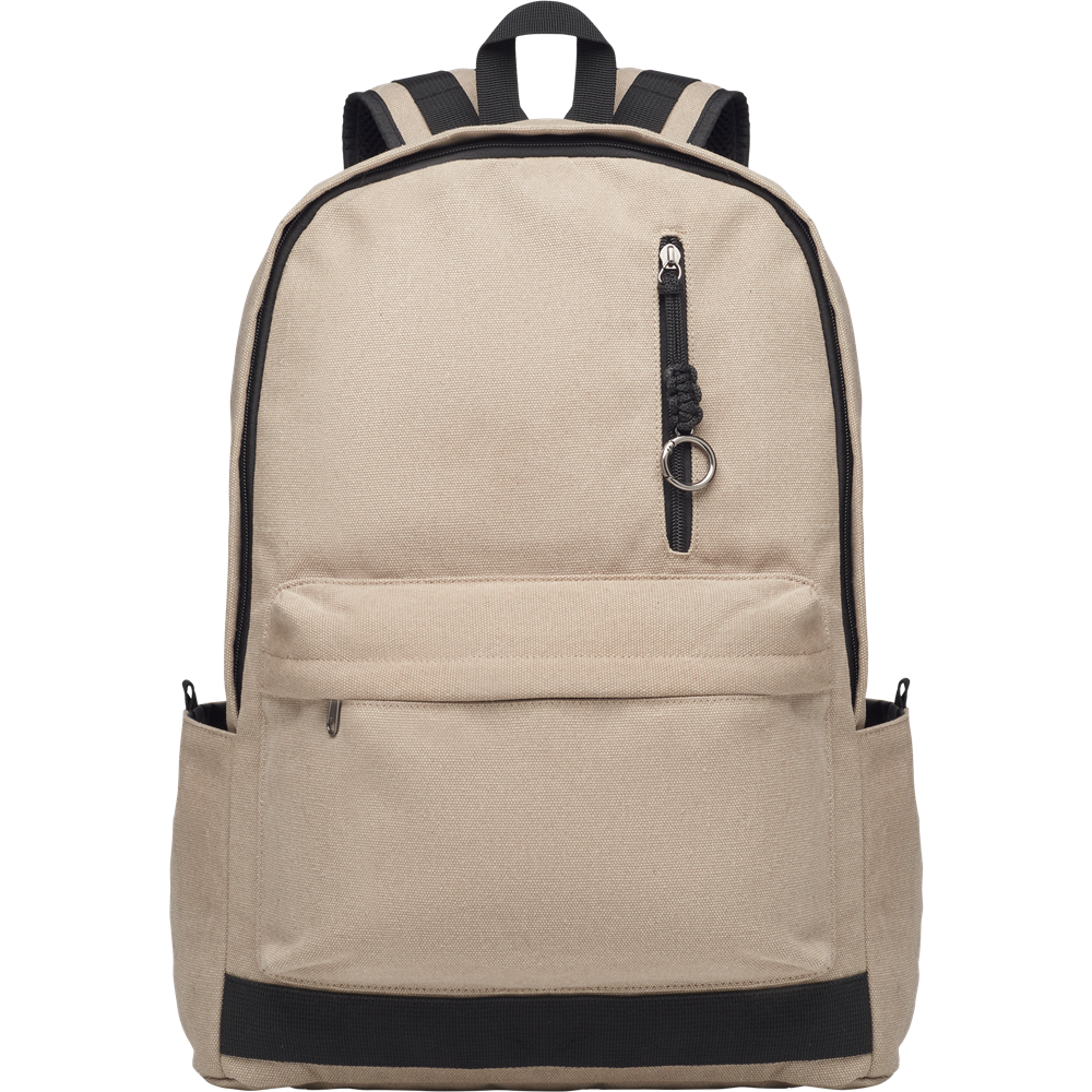 Recycled Canvas Laptop Backpack_ROPE_front