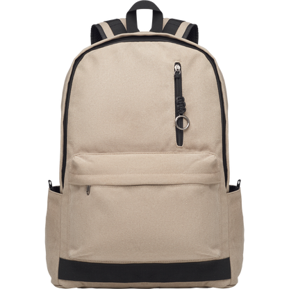 Recycled Canvas Laptop Backpack_ROPE_front