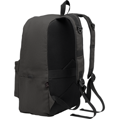 Recycled Canvas Laptop Backpack_BLACK_DETAILEDIMAGE_front_2