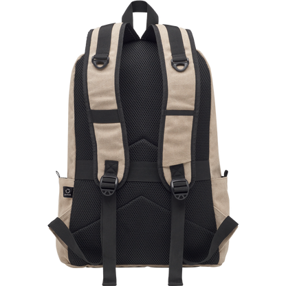 Recycled Canvas Laptop Backpack_ROPE_DETAILEDIMAGE_front_3