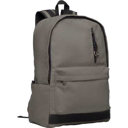 Recycled Canvas Laptop Backpack_STONE GREY_DETAILEDIMAGE_front_1