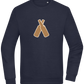 Two Beer Bottles Design - Comfort Essential Unisex Sweater_FRENCH NAVY_front