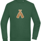 Two Beer Bottles Design - Comfort Essential Unisex Sweater_GREEN BOTTLE_front