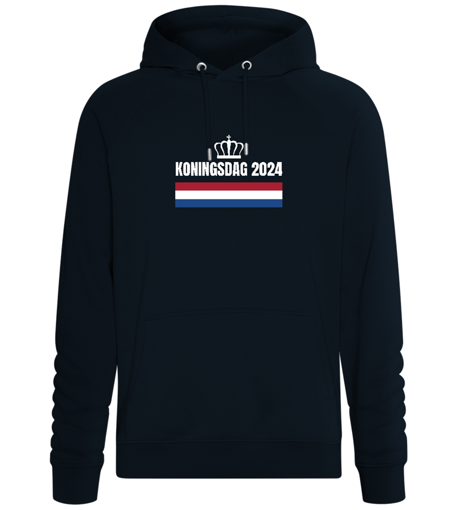 Kingsday Flag Design - Comfort unisex hoodie_BLACK_front