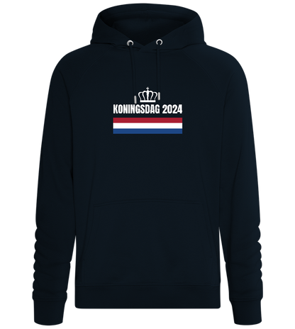 Kingsday Flag Design - Comfort unisex hoodie_BLACK_front