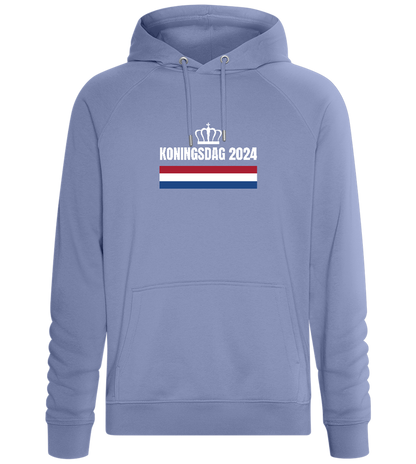 Kingsday Flag Design - Comfort unisex hoodie_BLUE_front