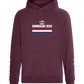 Kingsday Flag Design - Comfort unisex hoodie_BORDEAUX_front