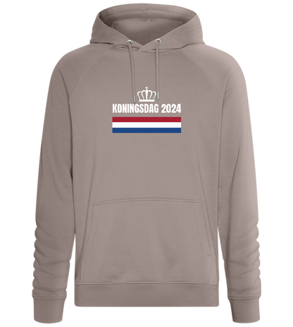 Kingsday Flag Design - Comfort unisex hoodie_CHARCOAL CHIN_front