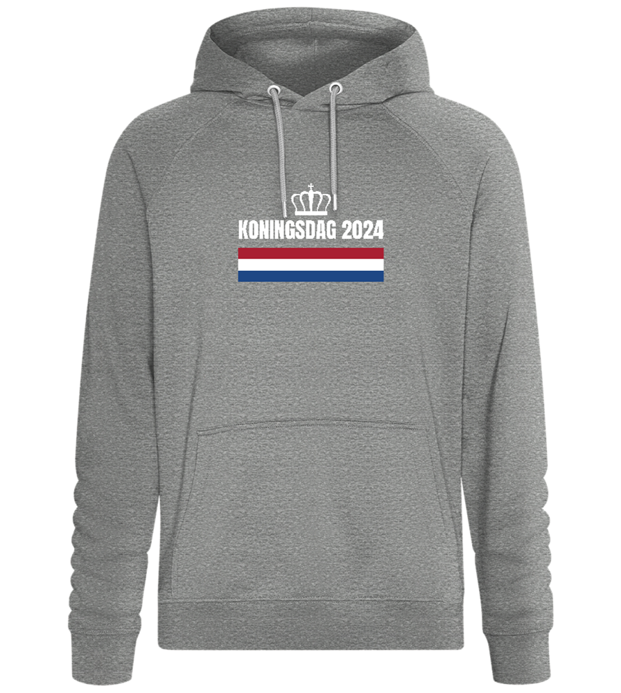 Kingsday Flag Design - Comfort unisex hoodie_ORION GREY II_front