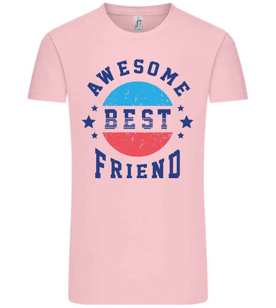 Awesome BFF Design - Comfort Unisex T-Shirt_CANDY PINK_front