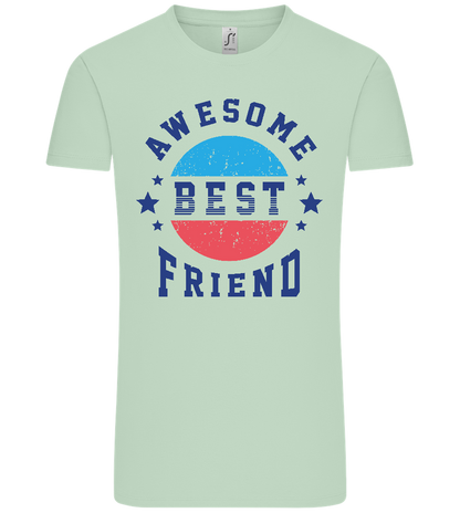 Awesome BFF Design - Comfort Unisex T-Shirt_ICE GREEN_front