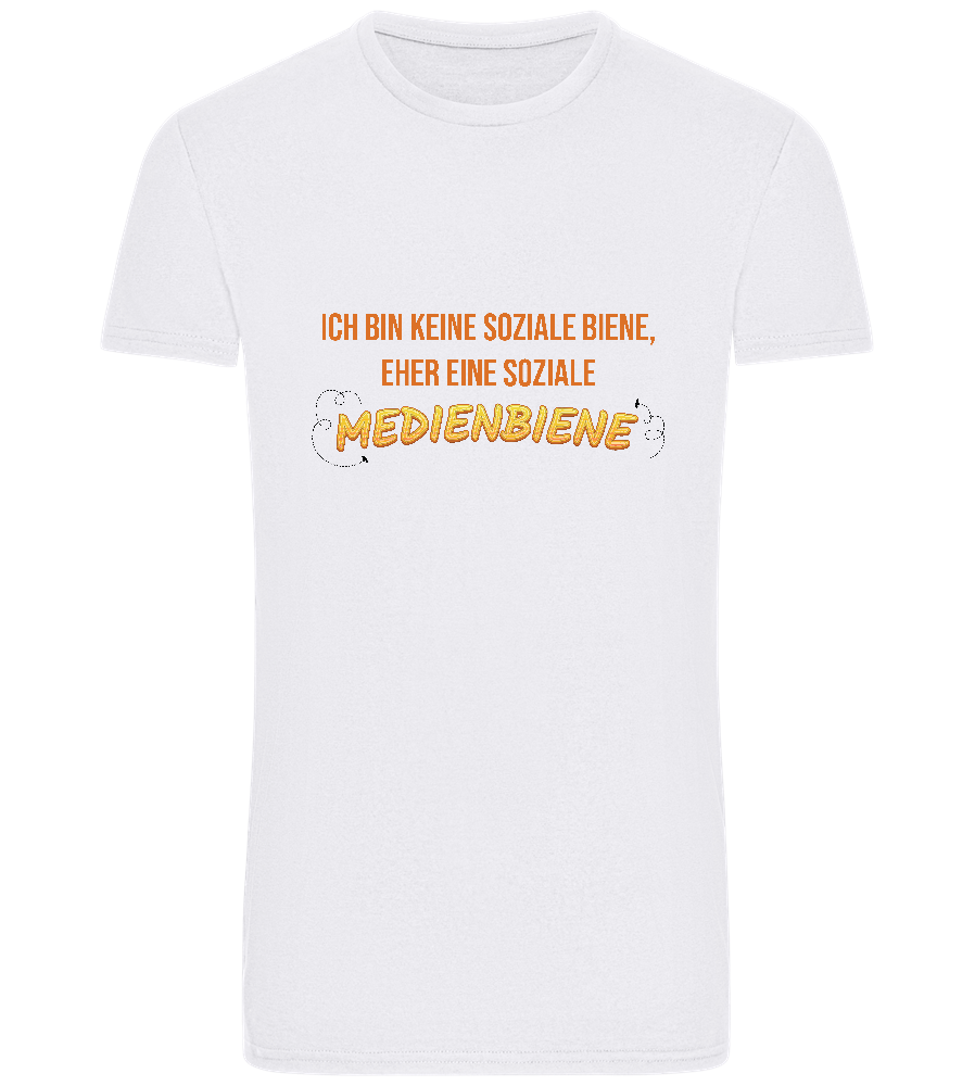Social Media Design - Basic Unisex T-Shirt_WHITE_front
