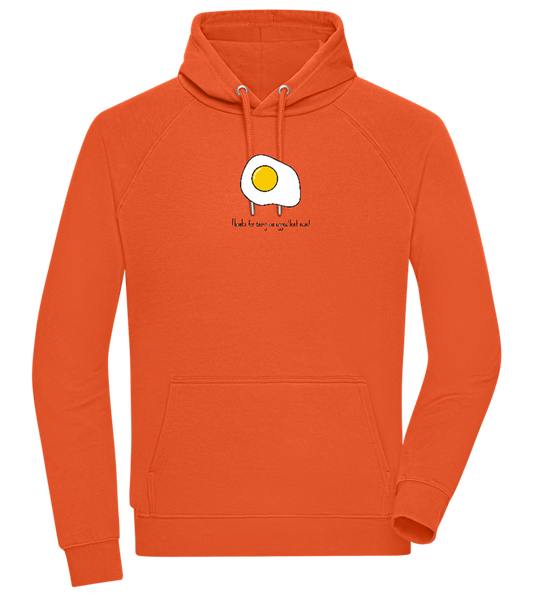 Eggcellent Mom Design - Comfort unisex hoodie_BURNT ORANGE_front
