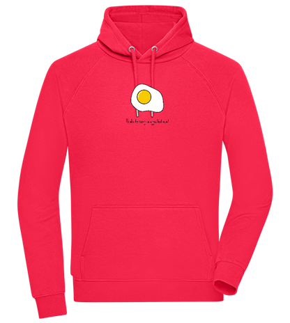 Eggcellent Mom Design - Comfort unisex hoodie_RED_front