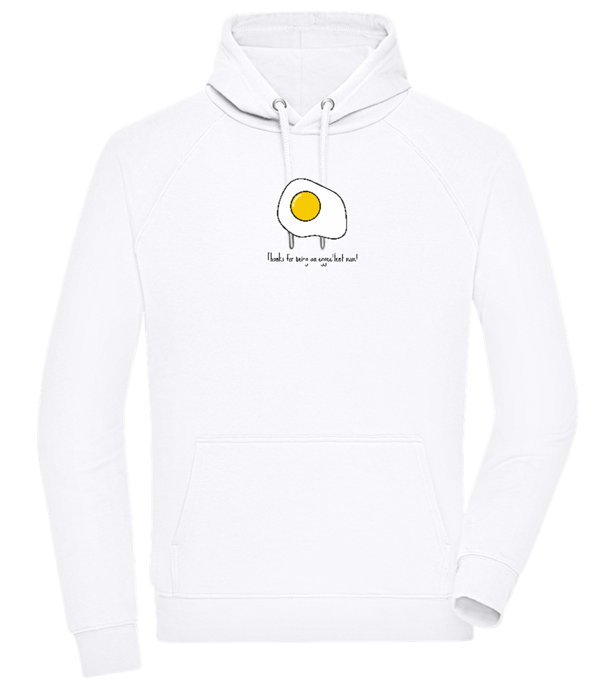 Eggcellent Mom Design - Comfort unisex hoodie_WHITE_front