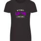 No Anime Don't Care Design - Basic women's fitted t-shirt_DEEP BLACK_front