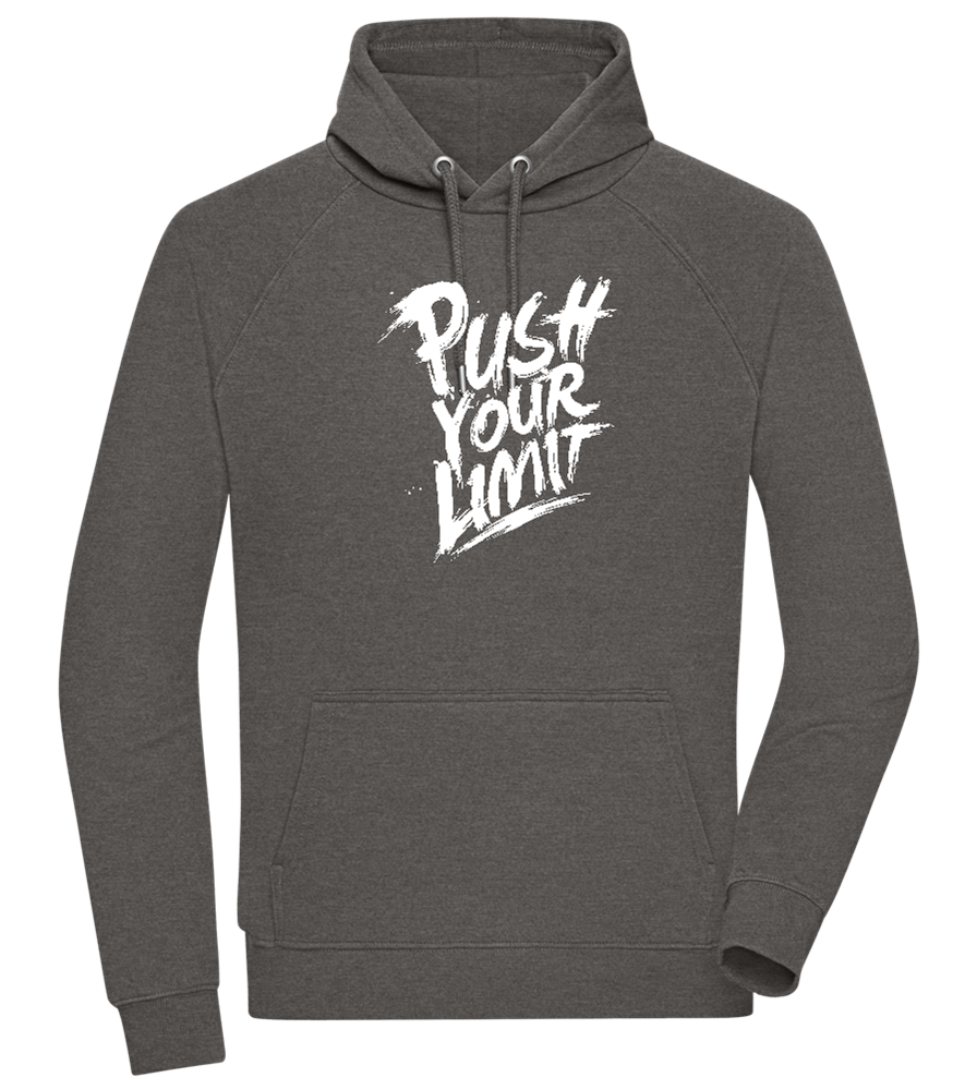 Push the Limit Design - Comfort unisex hoodie_CHARCOAL CHIN_front