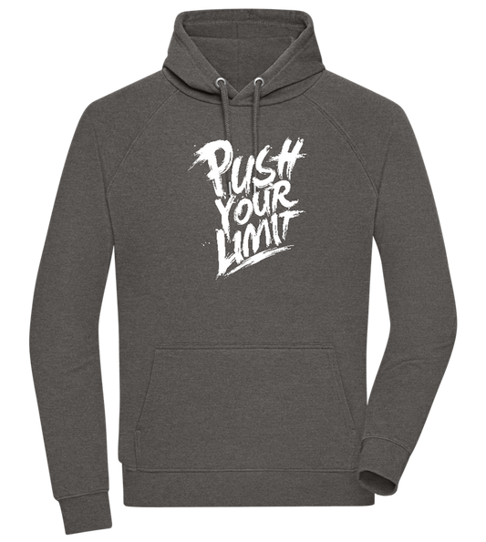 Push the Limit Design - Comfort unisex hoodie_CHARCOAL CHIN_front
