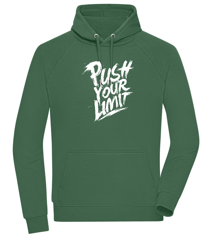 Push the Limit Design - Comfort unisex hoodie_GREEN BOTTLE_front