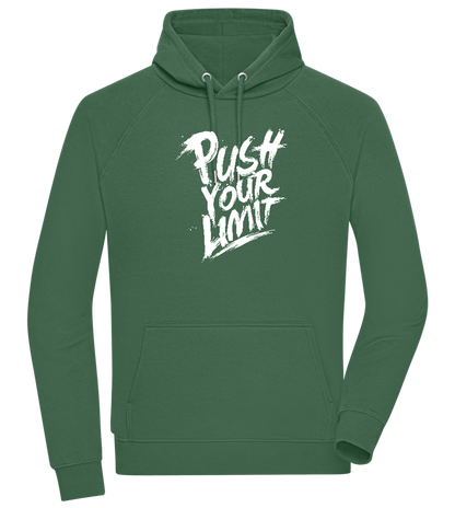 Push the Limit Design - Comfort unisex hoodie_GREEN BOTTLE_front