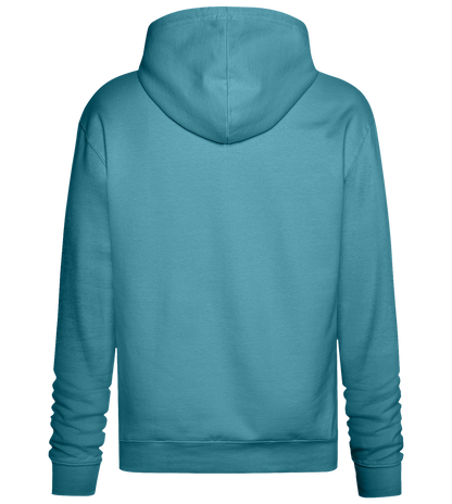 Cool Grandpa Club Text Design - Premium Essential Unisex Hoodie_POOL BLUE_back