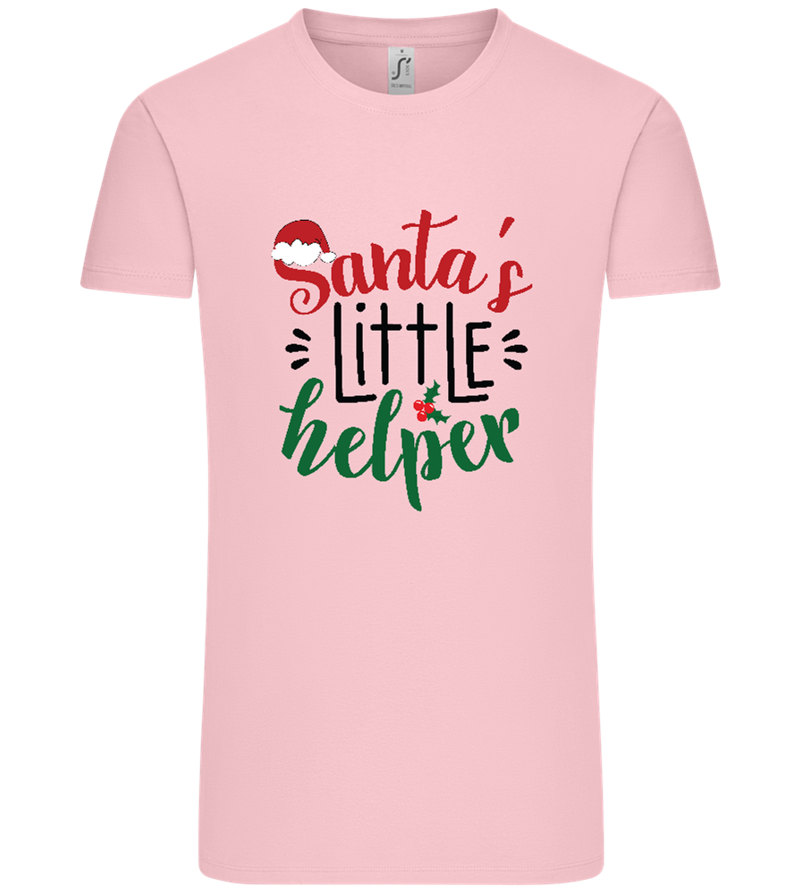 Santa's Helper Design - Comfort Unisex T-Shirt_CANDY PINK_front